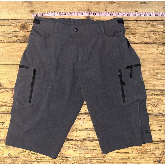 MTB Men’s Size L Dark Gray Mountain Bike Cargo Shorts NWOT - Picture 3 of 8